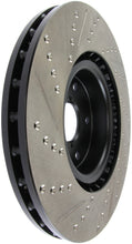 Load image into Gallery viewer, StopTech 05-10 Subaru Impreza WRX/STi Slotted & Drilled Left Front Rotor