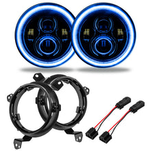 Load image into Gallery viewer, Oracle Jeep Wrangler JL/Gladiator JT 7in. High Powered LED Headlights (Pair) - Blue