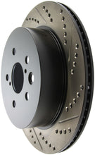 Load image into Gallery viewer, StopTech Power Slot 06-11 Lexus GS Series / 06-12 IS350 Rear Left Drilled & Slotted Rotor