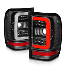 Load image into Gallery viewer, ANZO 2001-2011 Ford Ranger LED Tail Lights w/ Light Bar Black Housing Clear Lens