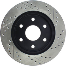 Load image into Gallery viewer, StopTech 99-06 GMC Sierra (2dr) Front Right Slotted & Drilled Rotor