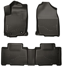 Load image into Gallery viewer, Husky Liners 15 Toyota Corolla Weatherbeater Black Front & 2nd Seat Floor Liners