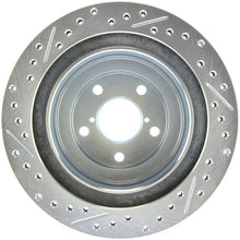 Load image into Gallery viewer, StopTech Select Sport 05-09 Subaru Legacy Select Slotted & Drilled Vented Left Rear Brake Rotor