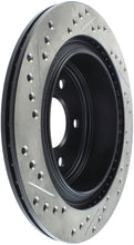 Load image into Gallery viewer, StopTech 03-05 350Z / 03-04 G35 / 03-05 G35X SportStop Slotted & Drilled Rear Left Rotor
