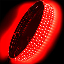 Load image into Gallery viewer, Oracle LED Illuminated Wheel Rings - Double LED - Red