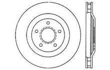 Load image into Gallery viewer, StopTech Power Slot 97-04 Chevy Corvette / 04 & 08 Cadillac XLR/XLR-V Front Left Drilled Rotors