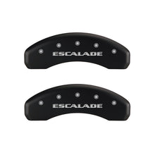 Load image into Gallery viewer, MGP 4 Caliper Covers Engraved Front & Rear Escalade Red finish silver ch