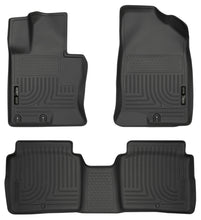 Load image into Gallery viewer, Husky Liners 11-14 Kia Optima Weatherbeater Black Front & 2nd Seat Floor Liners