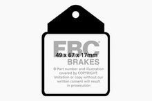 Load image into Gallery viewer, EBC 64-66 Alfa Romeo Guilia 1.3 Greenstuff Front Brake Pads