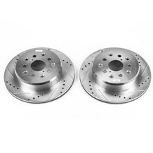 Load image into Gallery viewer, Power Stop 93-97 Lexus GS300 Rear Evolution Drilled & Slotted Rotors - Pair