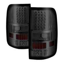 Load image into Gallery viewer, Xtune Ford F150 Styleside 04-08 (Not Fit Heritage & SVT) LED Tail Lights Smoke ALT-ON-FF15004-LED-SM