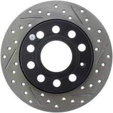 Load image into Gallery viewer, StopTech 11-17 Volkswagen Jetta /Golf / Golf GTI Slotted & Drilled Rear Left Rotor