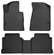 Load image into Gallery viewer, Husky Liners 2015 Hyundai Sonata Weatherbeater Black Front & 2nd Seat Floor Liners