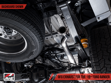 Load image into Gallery viewer, AWE Tuning 2019+ Ford Ranger 0FG Performance Exhaust System w/Chrome Silver Tips & Bash Guard