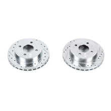 Load image into Gallery viewer, Power Stop 1993 Ford Mustang Rear Evolution Drilled & Slotted Rotors - Pair