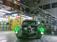 Load image into Gallery viewer, Oracle Pre-Installed Lights 7 IN. Sealed Beam - Red Halo