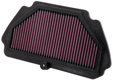 Load image into Gallery viewer, K&N Replacement Air FIlter 09-12 Kawasaki ZX6R Ninja 600 / 09-10 ZX6R Ninja Monster Energy 600