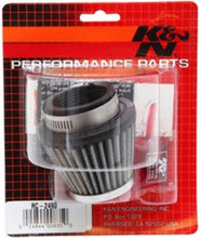 Load image into Gallery viewer, K&N Universal Chrome Filter - Round Tapered - 3in Base OD x 2in Top OD x 2.375in H