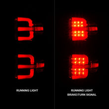 Load image into Gallery viewer, ANZO 15-19 Chevy Silverado 2500HD/3500HD (Halgn Only) LED Tail Lights w/Black Light Bar & Clear Lens