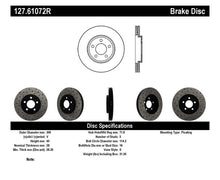 Load image into Gallery viewer, StopTech 03-09 Lincoln Town Car / 03-09 Mercury Grand Marquis Front Right Slotted & Drilled Rotor