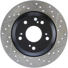 Load image into Gallery viewer, StopTech 00-09 S2000 Slotted & Drilled Left Rear Rotor