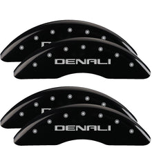 Load image into Gallery viewer, MGP 4 Caliper Covers Engraved Front & Rear MOPAR Black finish silver ch