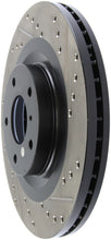 Load image into Gallery viewer, StopTech 06-07 350Z / 05-07 G35 exp Sport/ 06-07 G35X SportStop Slotted & Drilled Front Left Rotor
