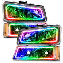 Load image into Gallery viewer, Oracle 03-06 Chevy Silverado Pre-Assembled Headlights w/ Parking Lights - ColorSHIFT w/o Controller