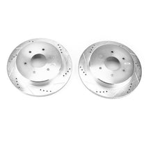 Load image into Gallery viewer, Power Stop 17-18 Nissan Titan Rear Evolution Drilled & Slotted Rotors - Pair