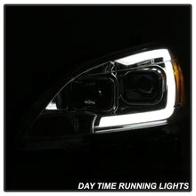 Load image into Gallery viewer, xTune 13-15 Nissan Sentra DRL LED Light Bar Halogen Projector Headlights - Chrm (PRO-JH-NS13-LB-C)