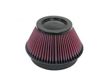 Load image into Gallery viewer, K&N Universal Round Tapered Carbon Fiber Air Filter 6in Flg ID Centered/7.5in B OD/4.5in T OD/4in H