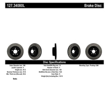 Load image into Gallery viewer, StopTech 06 BMW 330 / 07-09 BMW 335 Slotted & Drilled Left Rear Rotor