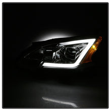 Load image into Gallery viewer, xTune 13-15 Nissan Sentra DRL LED Light Bar Halogen Projector Headlights - Chrm (PRO-JH-NS13-LB-C)