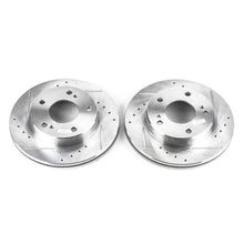 Load image into Gallery viewer, Power Stop 94-96 Nissan 240SX Front Evolution Drilled & Slotted Rotors - Pair