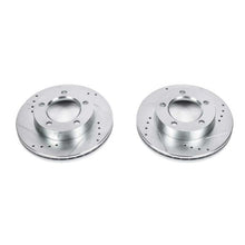 Load image into Gallery viewer, Power Stop 94-96 Ford Bronco Front Evolution Drilled & Slotted Rotors - Pair