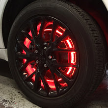 Load image into Gallery viewer, Oracle LED Illuminated Wheel Rings - Double LED - Red