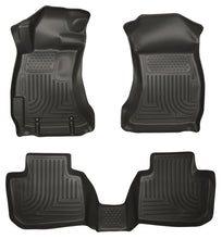 Load image into Gallery viewer, Husky Liners Subaru 12-14 Impreza/2015 WRX/STi WeatherBeater Combo Front&2nd Row Black Floor Liners