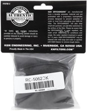 Load image into Gallery viewer, K&N 4.5in Base ID x 3.5in Top ID x 6in H - Black - Round Tapered - DryCharger Air Filter Wrap