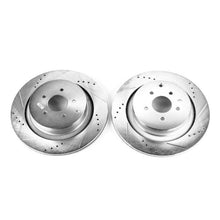 Load image into Gallery viewer, Power Stop 09-13 Infiniti FX50 Rear Evolution Drilled & Slotted Rotors - Pair