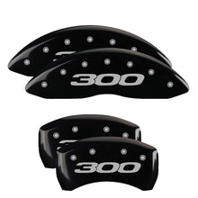 Load image into Gallery viewer, MGP 4 Caliper Covers Engraved Front & Rear 300 Yellow Finish Black Char 2005 Chrysler 300