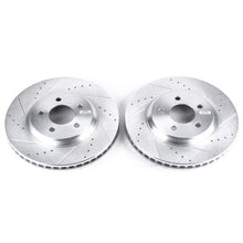 Load image into Gallery viewer, Power Stop 05-14 Ford Mustang Front Evolution Drilled & Slotted Rotors - Pair