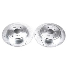 Load image into Gallery viewer, Power Stop 06-14 Honda Ridgeline Rear Evolution Drilled & Slotted Rotors - Pair