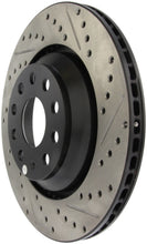 Load image into Gallery viewer, StopTech 09 VW Passat CC / 06-09 Passat Slotted & Drilled Left Rear Rotor