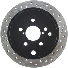 Load image into Gallery viewer, StopTech 08-10 Impreza WRX (Exc STi)/08-10 Impreza Coupe/Sedan Slotted & Drilled Left Rear Rotor