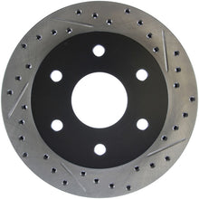Load image into Gallery viewer, StopTech 92-00 GMC Suburban 1500 4WD (6 lug) Front Left Slotted & Drilled Rotor
