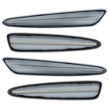 Load image into Gallery viewer, Oracle 05-13 Chevrolet Corvette C6 Concept Sidemarker Set - Clear - Atomic Orange (418P)