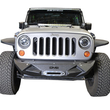Load image into Gallery viewer, DV8 Offroad 07-18 Jeep Wrangler JK/JL Steel Stubby Front Bumper w/ Light Bracket & Winch Plate
