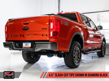 Load image into Gallery viewer, AWE Tuning 2019+ Ford Ranger 0FG Performance Exhaust System w/Diamond Black Tips & Rock Guard