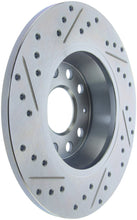 Load image into Gallery viewer, StopTech Select Sport 06-10 Volkswagen Jetta Slotted & Drilled Left Rear Rotor