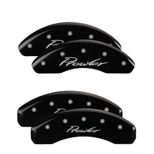 Load image into Gallery viewer, MGP 4 Caliper Covers Engraved Front & Rear 300 Yellow Finish Black Char 2007 Chrysler 300